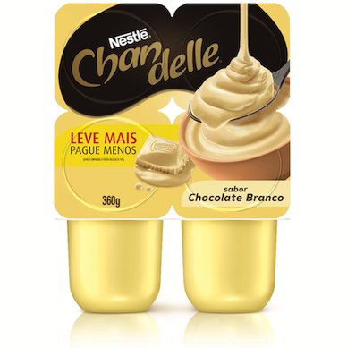 CHANDELLE CHOCOLATE BRANCO 360g