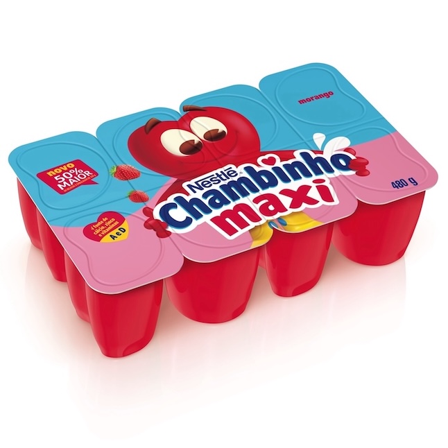 CHAMBINHO PETIT MAX MORANGO 480g