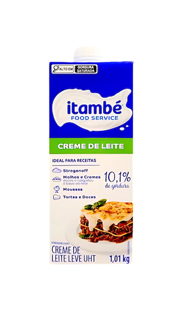 CREME DE LEITE 10% LEVE ITAMBE 1,01Kg