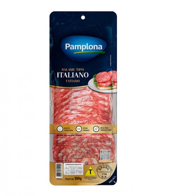 SALAME ITALIANO FATPAMPLONA 12X100GRS