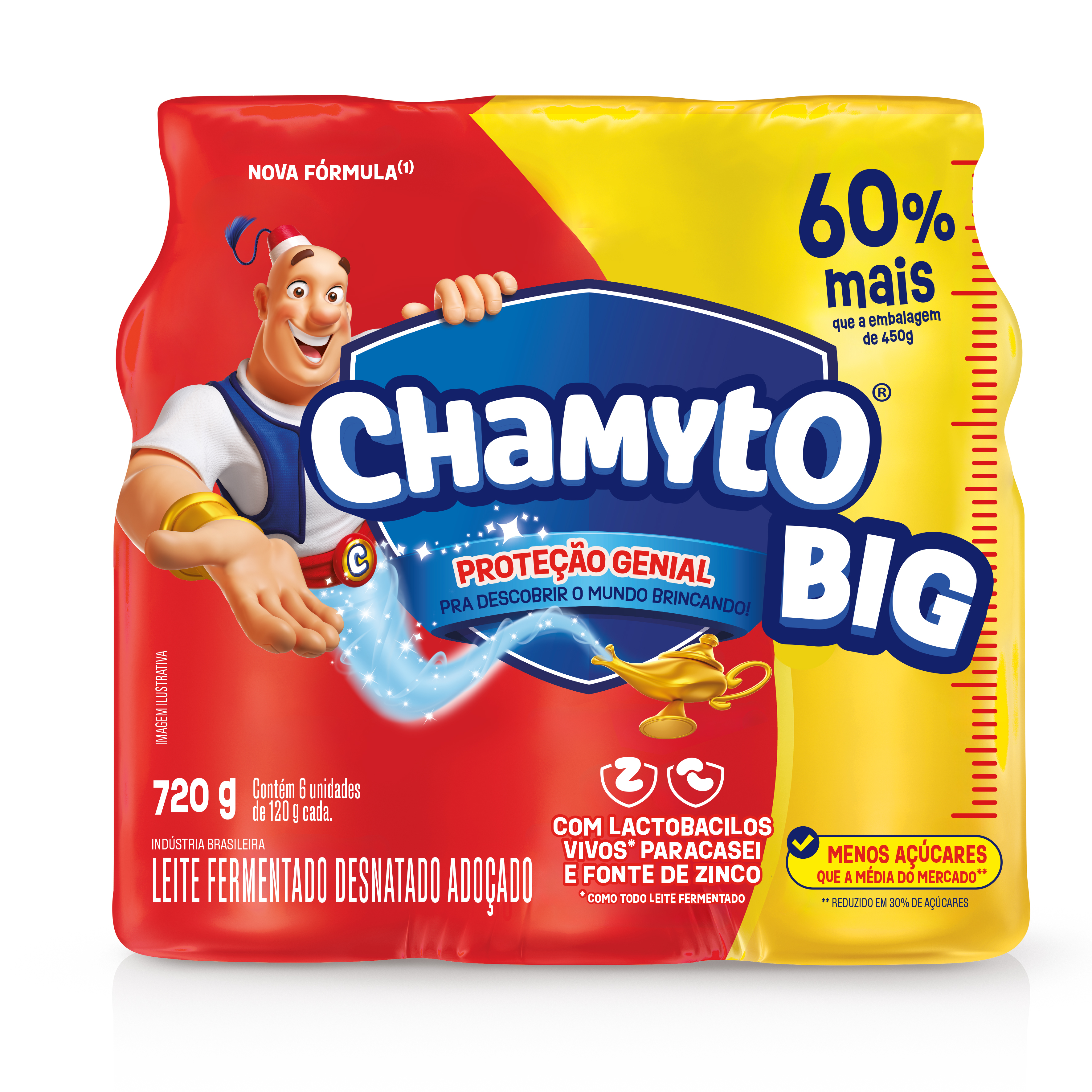 CHAMYTO LEITE FERMENTADO6X120G21X72