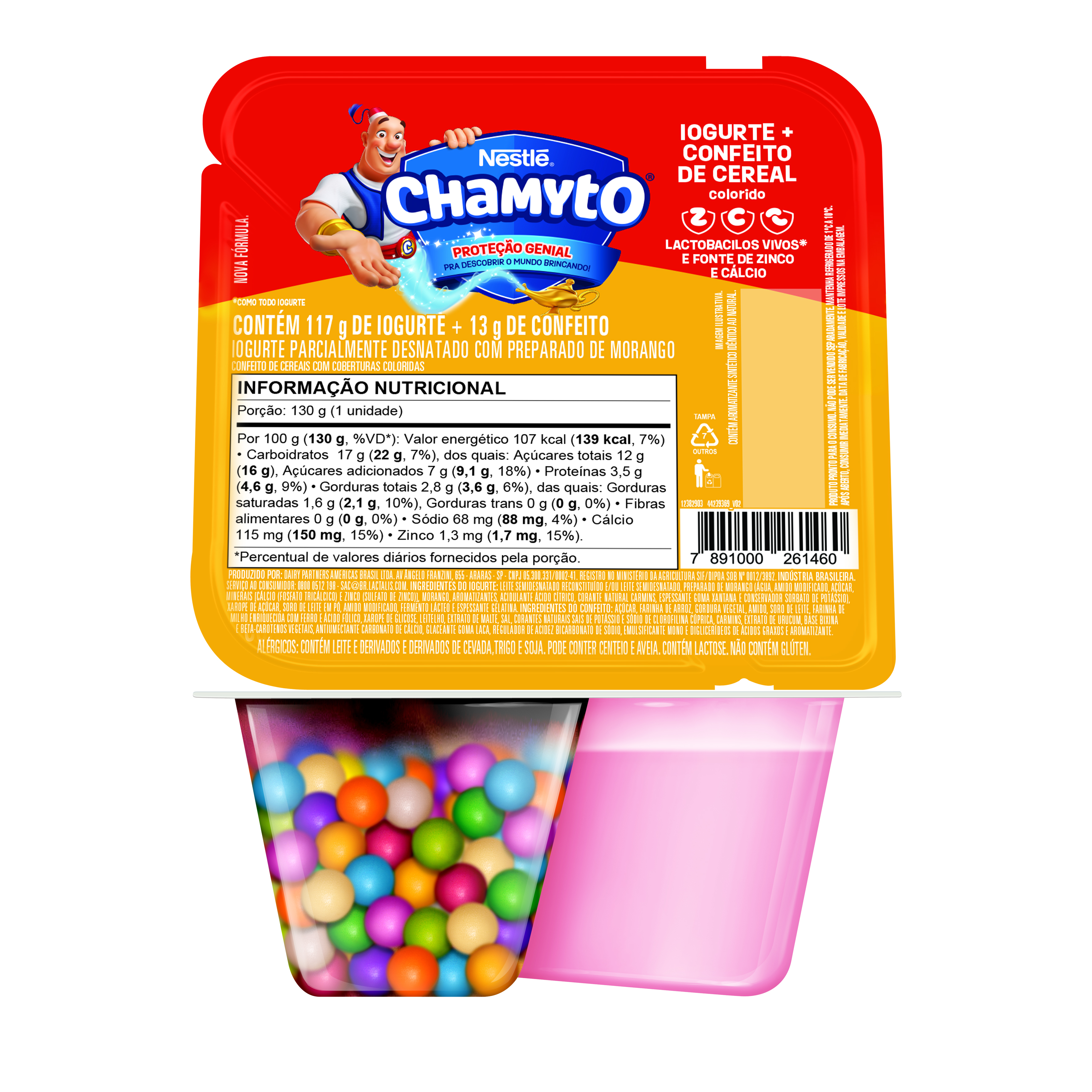 CHAMYTO IOGURTE MOR+CER CRML 24X130G 