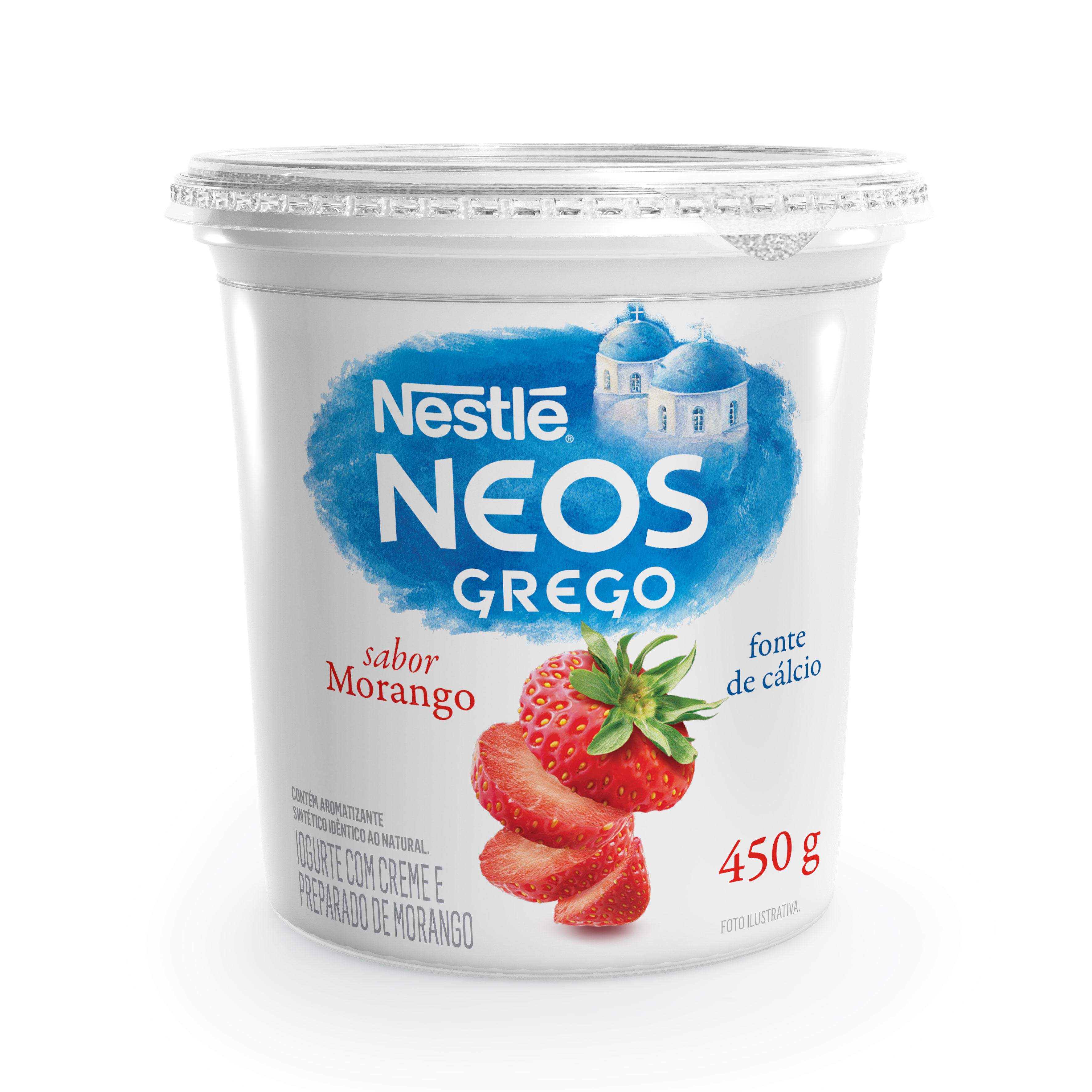 NESTLE GREGO MORANGO POTAO 12X450G 